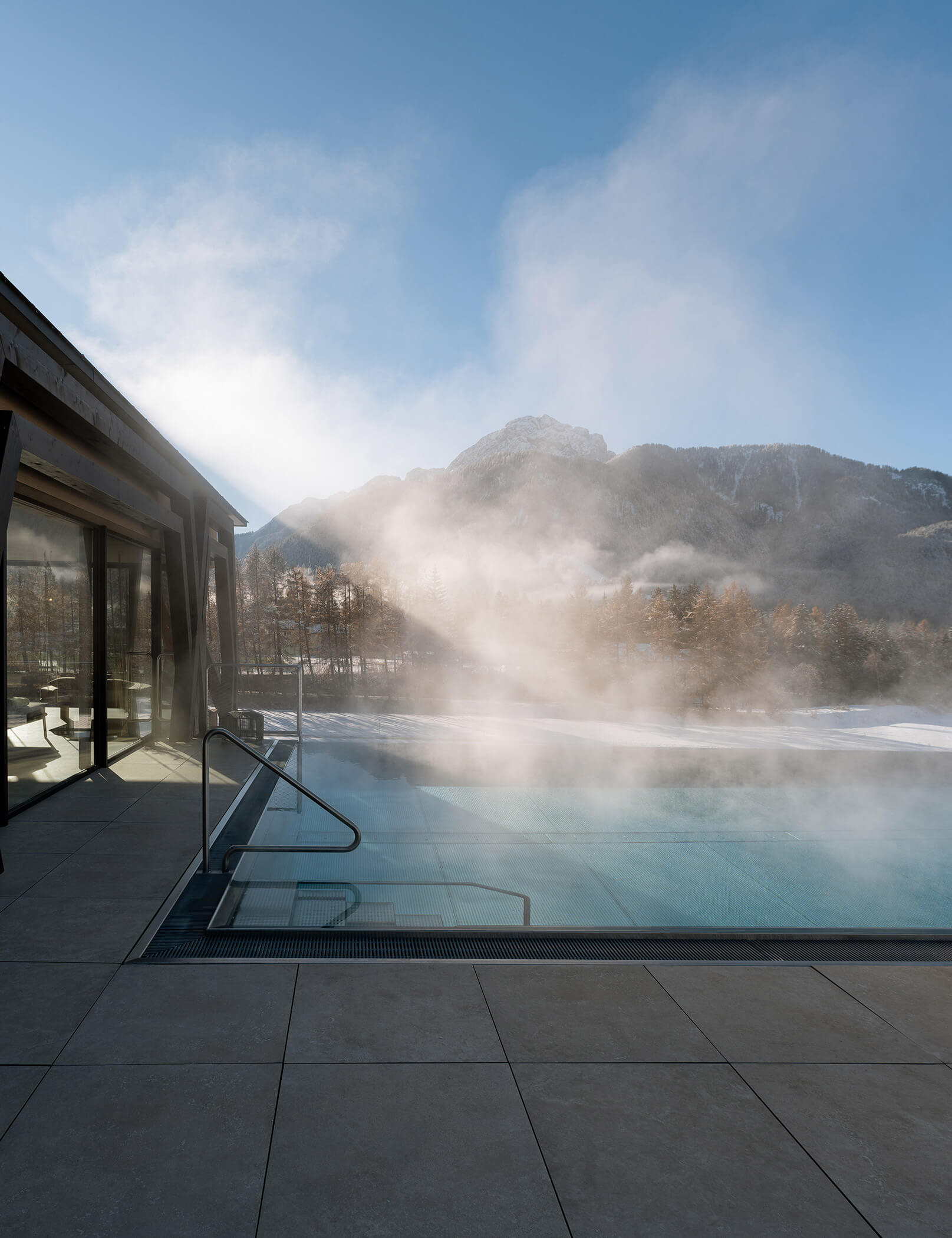 Infinity Pool - Hotel Patris - Dobbiaco in inverno