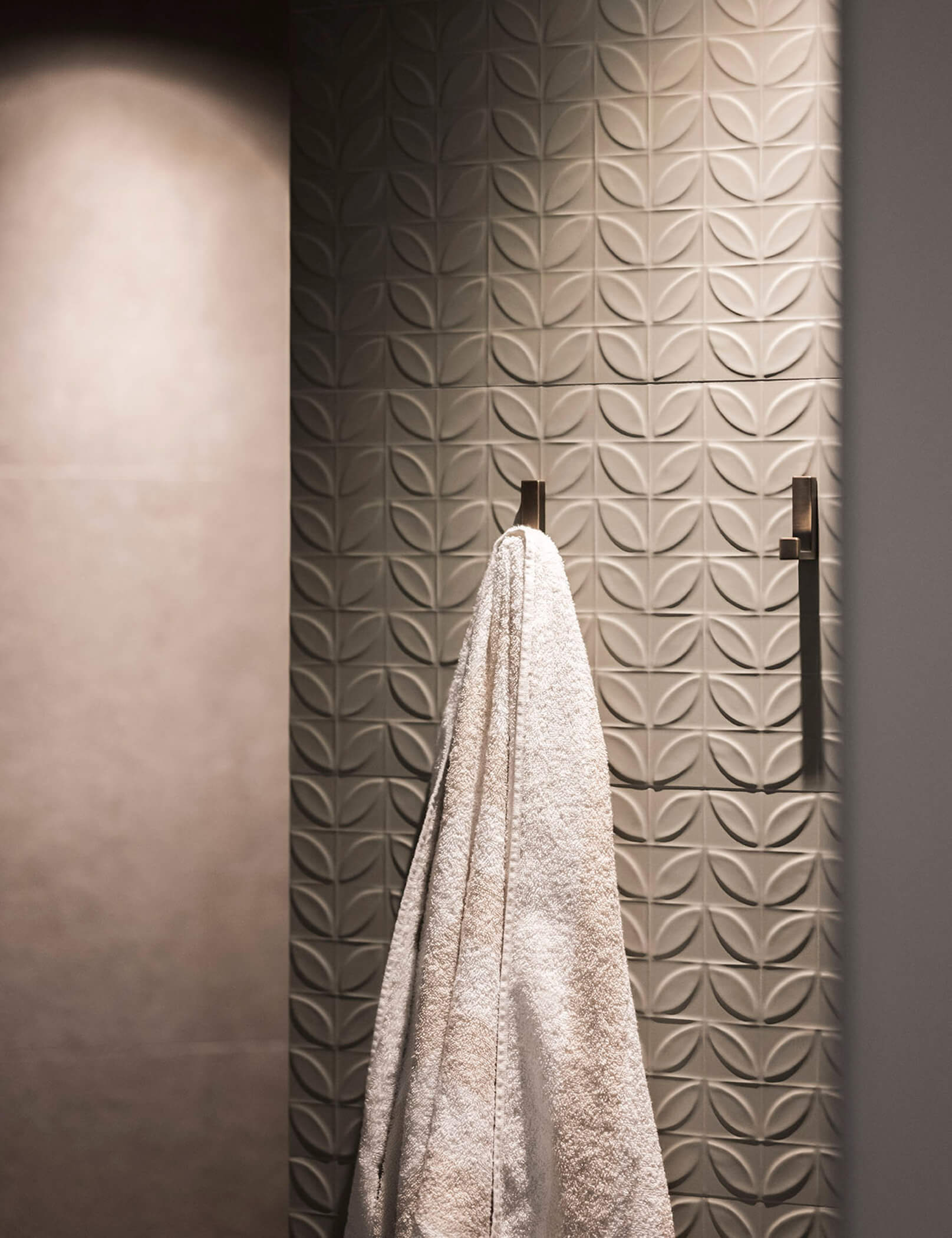 Asciugamano bianco al gancio - Hotel Patris